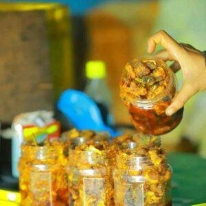fish pickel 
maxa ko achar