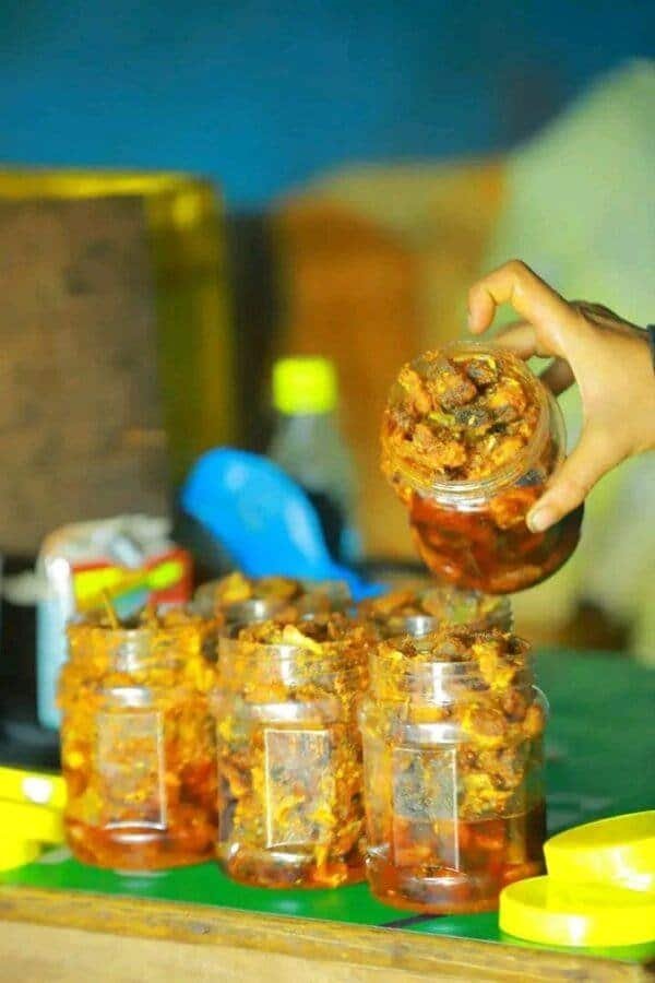 fish pickel 
maxa ko achar